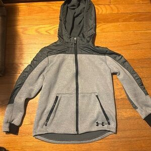 Underarmour zip up hoodie youth small